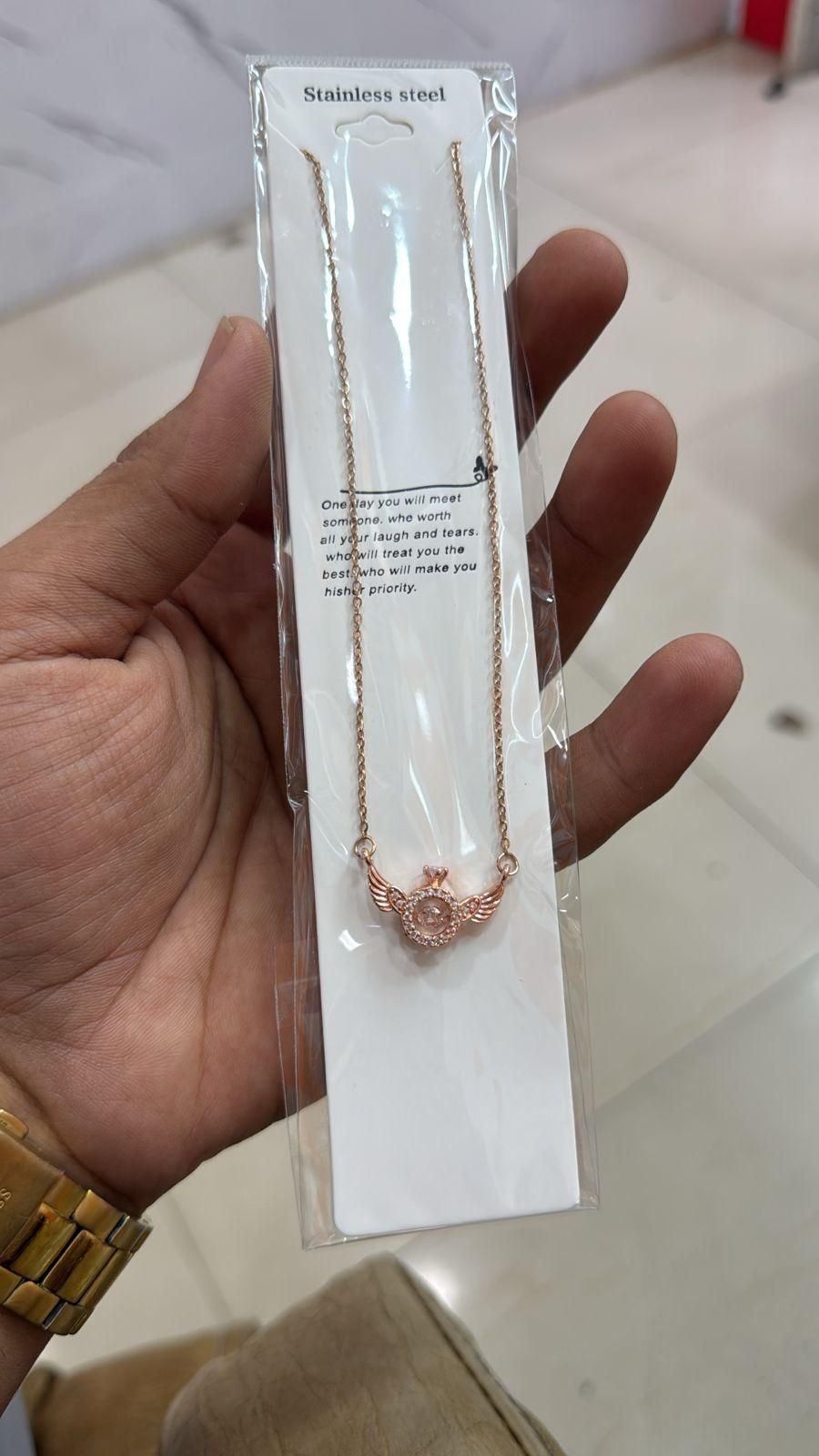 Rose Gold Angel Chain