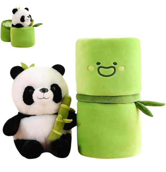 Cute Panda with Bamboo